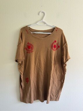 Free People We The Free Oversized Western T Shirt